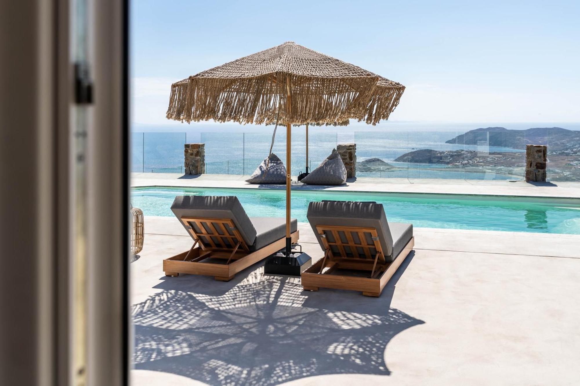 Makani Suites Áno Merá Kültér fotó