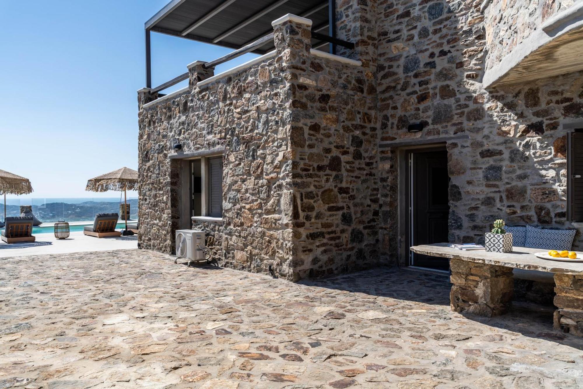 Makani Suites Áno Merá Kültér fotó