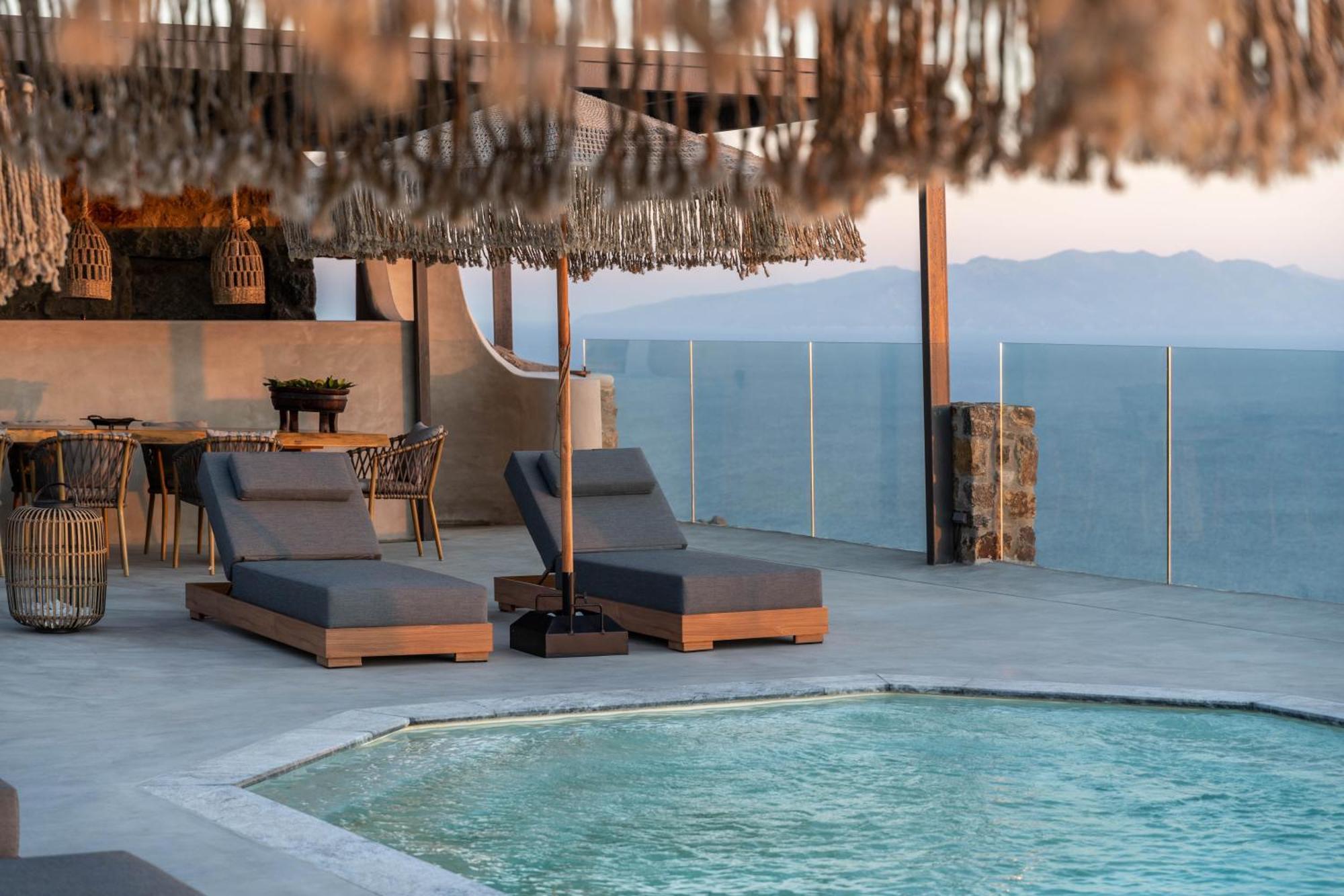 Makani Suites Áno Merá Kültér fotó